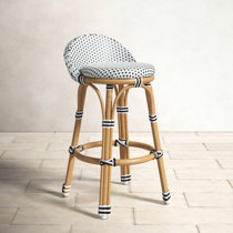 Augusto low back bar on sale & counter stool